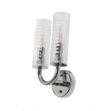 Бра Lumina Deco Donatti LDW 8011-2W CHR в классическом стиле, цвет хром