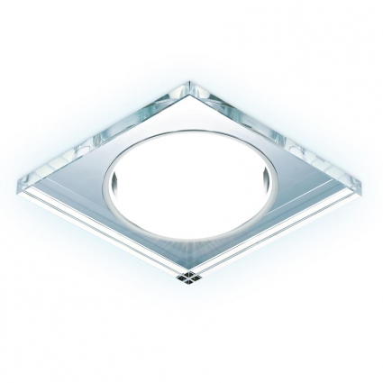 Встраиваемый светильник Ambrella light Compo GX53 G215 CL/CH/CLD в стиле Хай-тек, цвет хром
