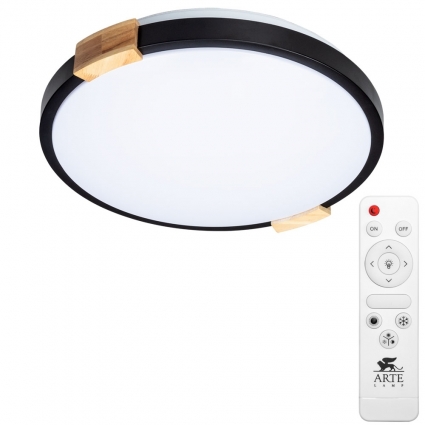 Потолочный светодиодный светильник Arte Lamp Jersey A2683PL-72BK в стиле кантри, цвет белый