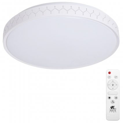 Потолочный светодиодный светильник Arte Lamp Simone A2682PL-72WH цвет белый, с диммером