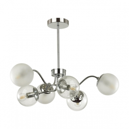 Потолочная люстра Lumion Candice 4554/6C в стиле модерн, цвет хром