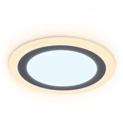 Встраиваемый светодиодный светильник Ambrella light Downlight DCR376 в стиле Хай-тек, цвет белый