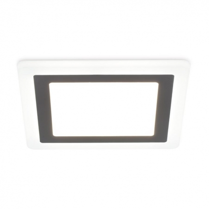 Встраиваемый светодиодный светильник Ambrella light Downlight DCR392 в современном стиле, цвет белый