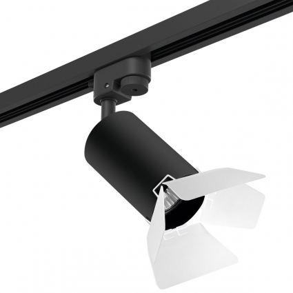 Трековый светильник Lightstar Rullo (214437+592057+202436) R1T437436 в стиле Хай-тек, цвет черный