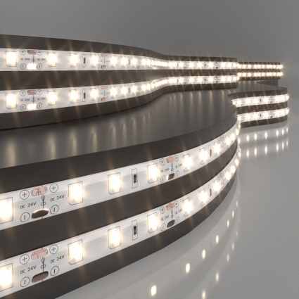 Светодиодная влагозащищенная лента Elektrostandard 4,8W/m 60LED/m 2835SMD теплый белый 5M 4690389167829, цвет белый, мощность 24 Вт