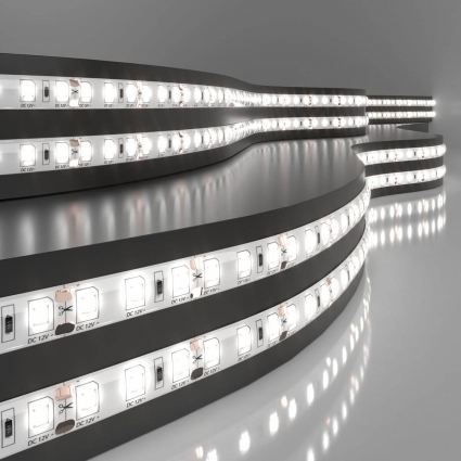 Светодиодная влагозащищенная лента Elektrostandard 9,6W/m 120LED/m 2835SMD дневной белый 5M 4690389167041, цвет белый, мощность 48 Вт