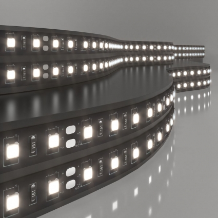 Светодиодная лента Elektrostandard 14,4W/m 60LED/m 5050SMD дневной белый 5M 4690389172182, цвет черный