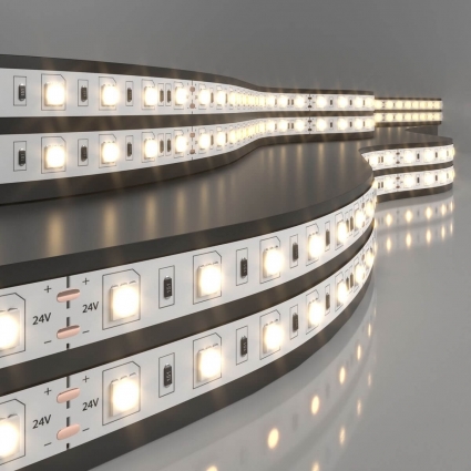 Светодиодная лента Elektrostandard 14,4W/m 60LED/m 5050SMD теплый белый 5M 4690389167652, цвет белый, мощность 72 Вт