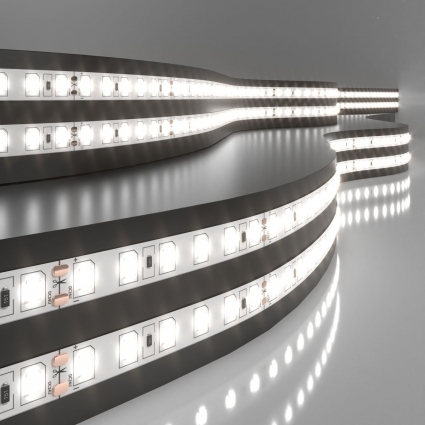 Светодиодная лента Elektrostandard 9,6W/m 120LED/m 2835SMD дневной белый 5M 4690389169274, цвет белый, мощность 48 Вт