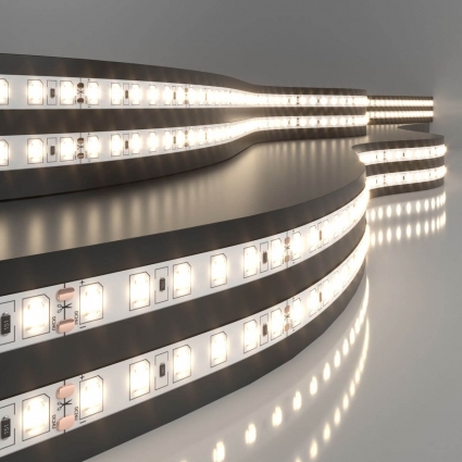 Светодиодная лента Elektrostandard 9,6W/m 120LED/m 2835SMD теплый белый 5M 4690389168826, цвет белый, мощность 48 Вт