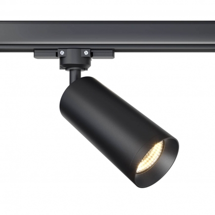 Трековый светильник Maytoni Technical Focus TR028-3-GU10-B в современном стиле, цвет черный