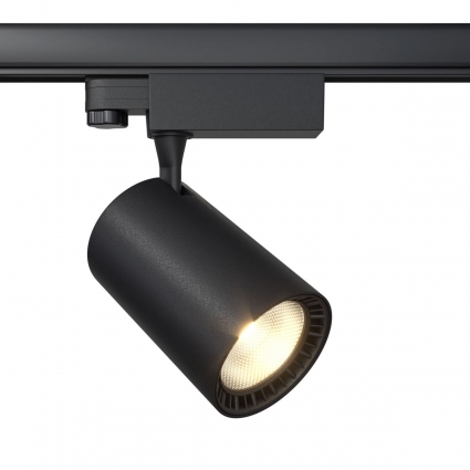 Трековый светодиодный светильник Maytoni Technical Vuoro TR029-3-30W3K-B в современном стиле, цвет черный