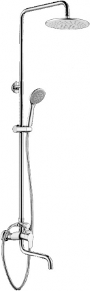Душевая стойка Elghansa Shower Set 2308883-2L (Set-14) хром, штанга 150 см