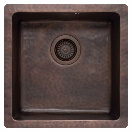 Мойка кухонная Seaman Natural SMC-4646E Antique матовая, квадратная, 46x46 см