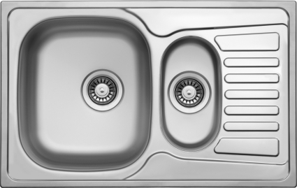 Мойка кухонная TopZero Comfort COL780.480.15 рифленая, прямоугольная, 78x48 см
