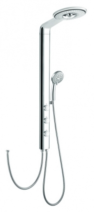 Душевая стойка Gllon SL1301CP хром, штанга 100.3 см, шланг 150 см