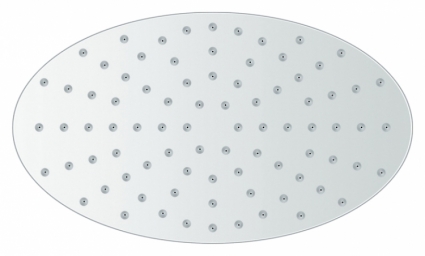 Верхний душ Gllon SUD16CP 40x24 см хром,  в стиле hi-tech