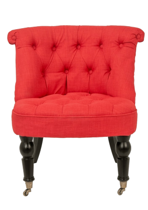 Кресло Mak-interior Aviana red для отдыха, с подлокотниками