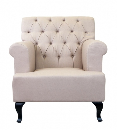 Кресло Mak-interior Kaniel beige для отдыха, с подлокотниками