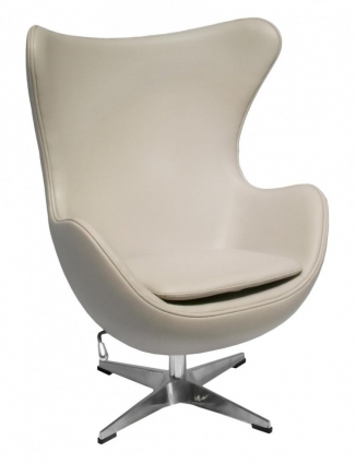 Кресло bradexhome Egg Chair цвета латте для отдыха, с подлокотниками