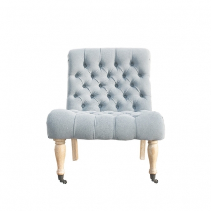 Кресло ROOMERS FURNITURE серого цвета для отдыха, без подлокотников