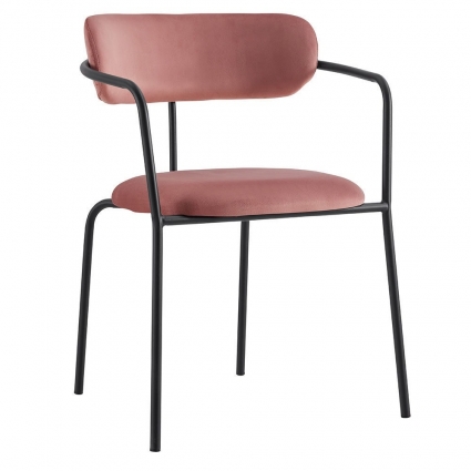 Стул bradexhome Ant кораллового цвета 58x54x79 см,  стиль скандинавский