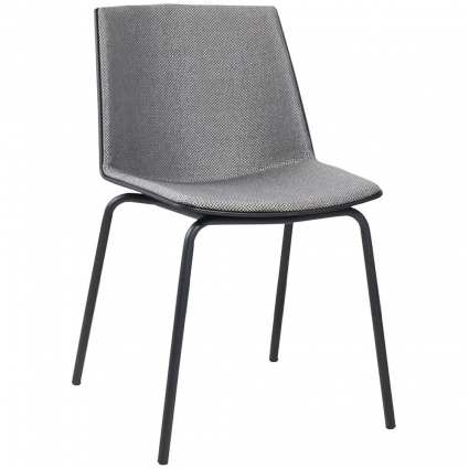 Стул bradexhome Stark серого цвета 54x46x78 см,  стиль скандинавский