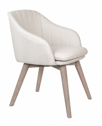 Cтул Mak-interior Aqua wood beige 56x53x72 см,  стиль скандинавский