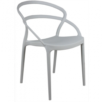 Стул bradexhome Margo белого цвета 58x58x82 см,  стиль современный