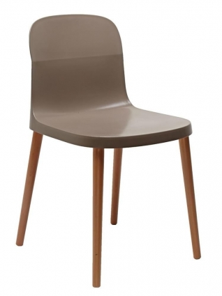 Стул bradexhome Brookyn с ножками из бука, 44x50x78 см,  стиль современный
