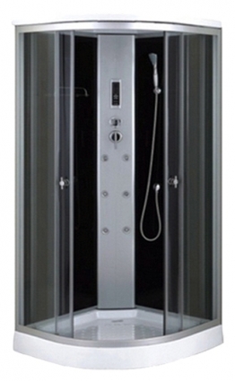 Душевая кабина Aqualux AQ-4170GM (Bl) Idro четверть круга, с гидромассажем