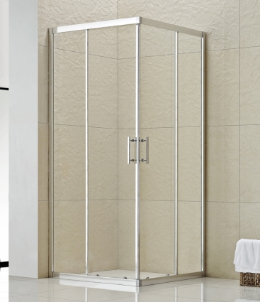 Душевой уголок RGW Passage PA-30 900x900x1900 профиль хром, стекло чистое, квадратный, двери раздвижные