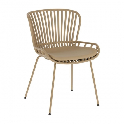 Стул La Forma Surpik beige бежевого цвета 52x57x80 см,  стиль скандинавский