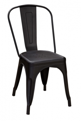 Стул RHOME_Import Tolix черного цвета 53x45x85 см,  стиль лофт