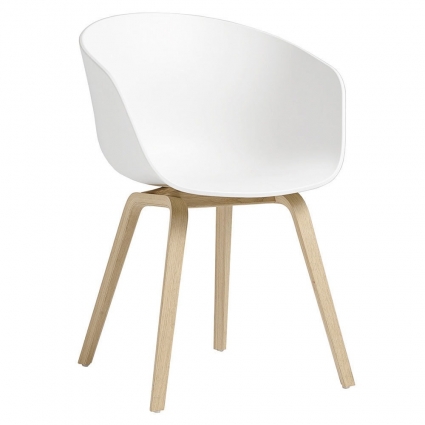 Кресло bradexhome Hee Welling белого цвета 61x52x77 см,  стиль современный