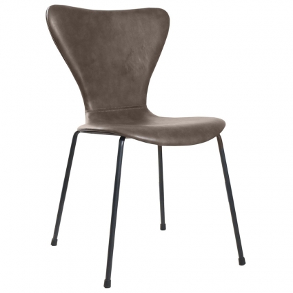 Стул bradexhome Seven Leather коричневого цвета 47x80x80 см,  стиль современный