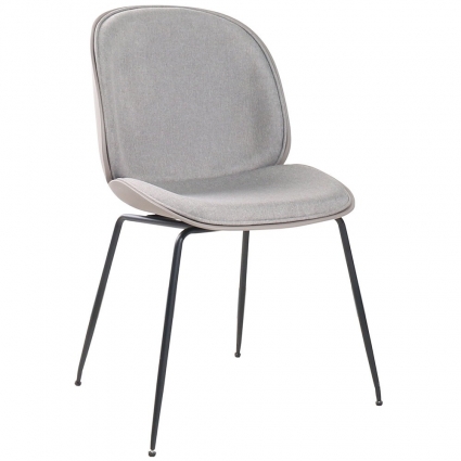 Стул bradexhome Beetle soft цвета латте 47x54x86 см,  стиль скандинавский