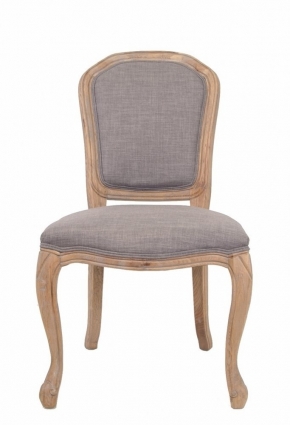 Стул Mak-interior Granes Grey с мягкой обивкой , 54x53x107 см,  стиль классический