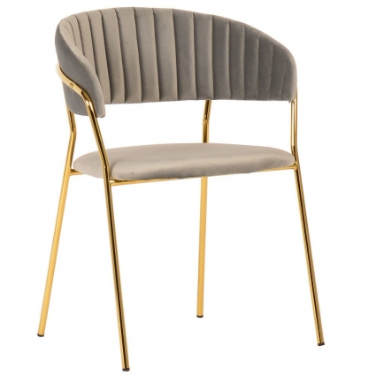Стул bradexhome Turin цвета латте 50x56x78 см,  стиль современный