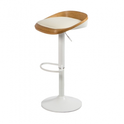 Барный стул MONTLY Lou дуб white 43x39x85 см,  стиль современный