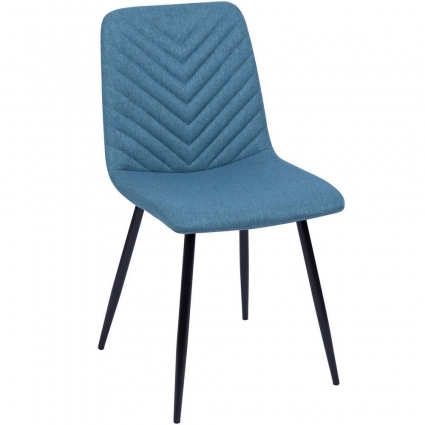 Стул bradexhome Vicky синего цвета 45x55x86 см,  стиль современный