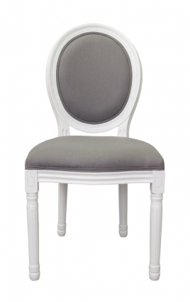Стул Mak-interior Volker Grey+White 54x50x100 см,  стиль классический