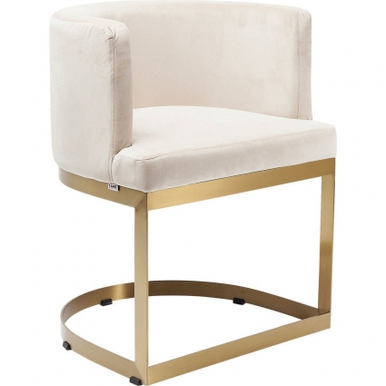 Стул KARE DESIGN Studio белого цвета 58x52x76 см,  стиль современный