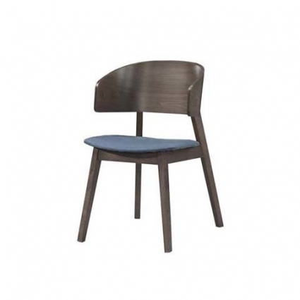 Стул ROOMERS FURNITURE с серым сидением, 48x46x79 см,  стиль современный