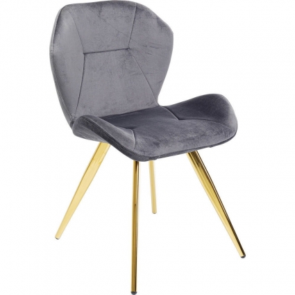 Стул KARE DESIGN Viva серого цвета 46x52x82 см,  стиль скандинавский