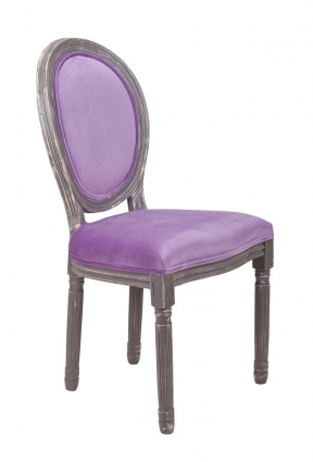 Интерьерный стул Mak-interior Volker violet фиолетового цвета 50x54x100 см,  стиль классический