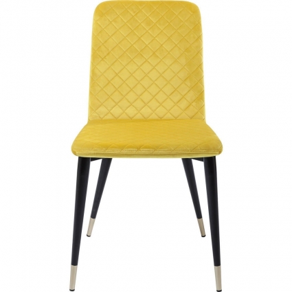 Стул KARE DESIGN Montmartre желтого цвета 46x57x87 см,  стиль скандинавский