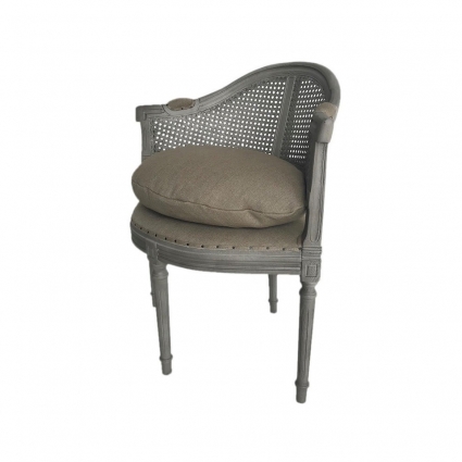 Стул ROOMERS FURNITURE серого цвета 59x71x85 см,  стиль классический