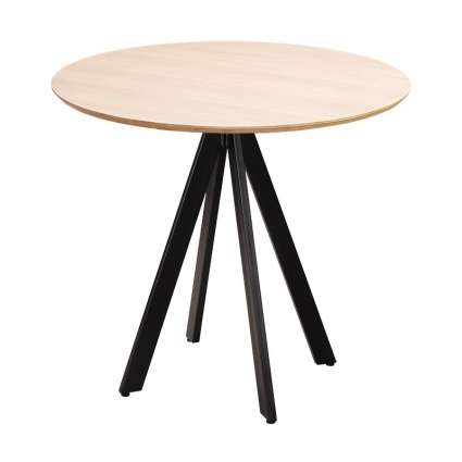 Обеденный стол RHOME Арки Legno White Wood  90x90x75 см,  стиль скандинавский