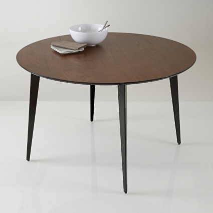 Обеденный круглый стол La Redoute Watford в винтажном стиле  120x120x75 см,  стиль лофт